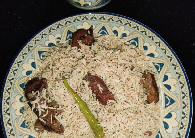 Simple Way to Make Super Quick Homemade Beef Yakhni Pulao