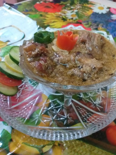 A picture of Afghni gosht.