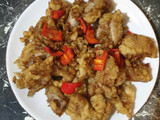 Babi goreng cabe garam