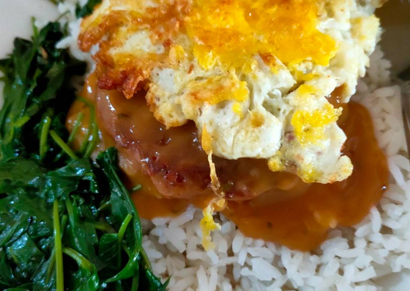 Beef Loco Moco : Mpasi 22 month