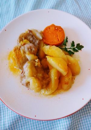 Una foto de Solomillo en salsa de peras