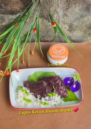Foto resep Lupis Ketan Hitam Manis