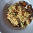 Risotto de verdura y pollo
