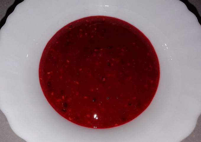 Варенье (ягодное пюре) из малины и крыжовник без варки #Заготовкиназиму