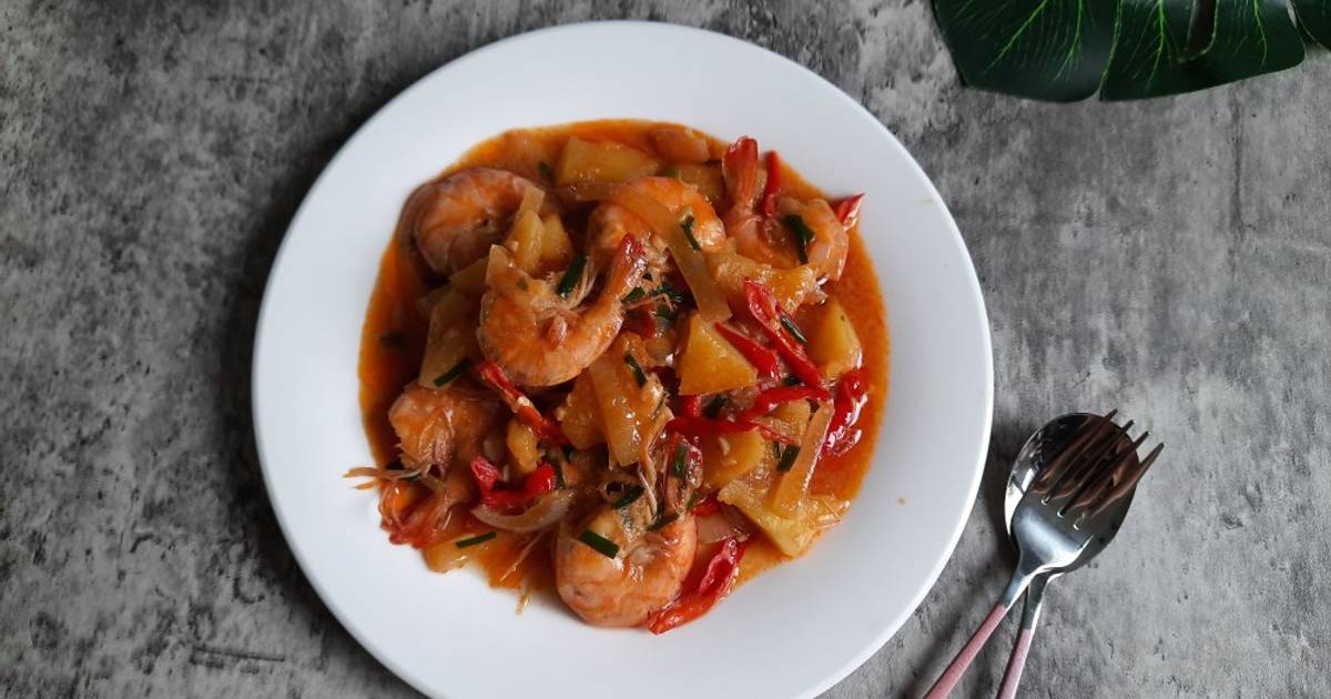 Resep Udang asam manis oleh yulidaertik - Cookpad