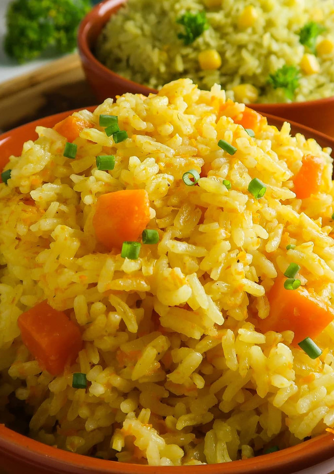 Una foto de Arroz de zanahoria 🥕🥕🥕