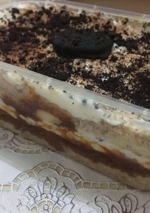 Foto resep Banoffee + karamel cocok untuk pemula