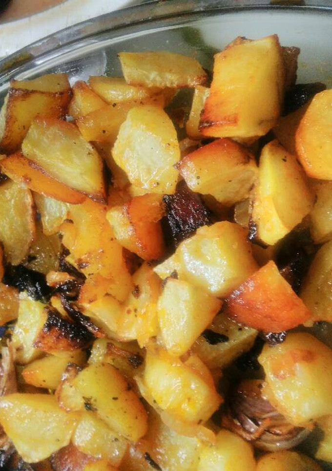 Una foto de Papas al horno al pimentón