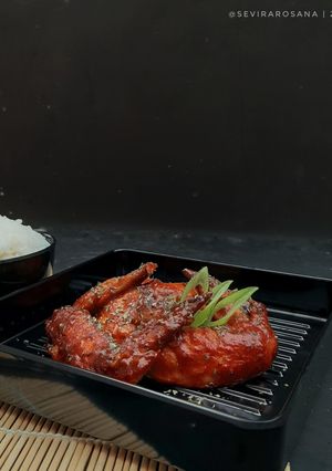 Foto resep Sayap Ayam Saus Gochujang