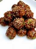 Sweet and Spicy Fullblood Wagyu Beef Korean Meatballs