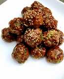 Sweet and Spicy Fullblood Wagyu Beef Korean Meatballs