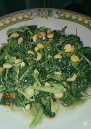 Foto resep Bayem jagung