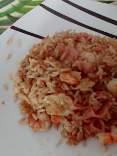 Una foto de Arroz tres delicias en Olla GM G Deluxe