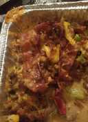 Bacon Cheeseburger and Veggie casserole