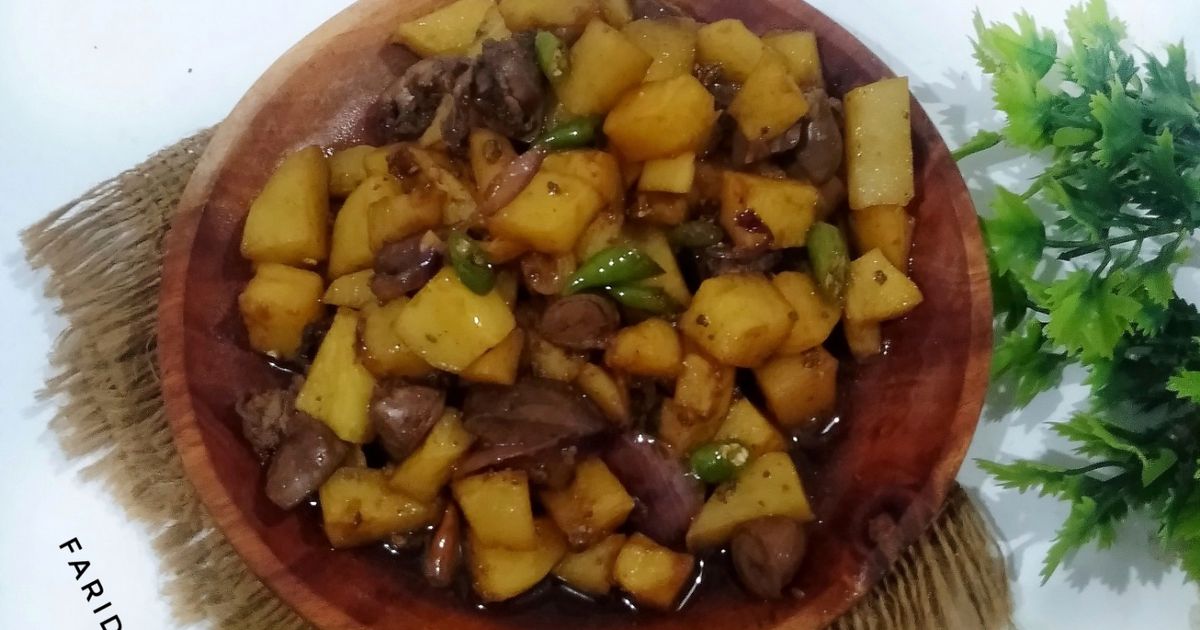 Sambal Goreng Kentang Ati Kecap