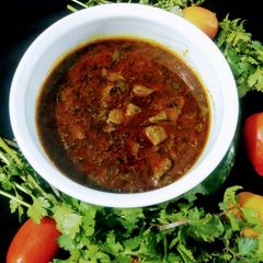 A picture of Kalaeji ka salan.
