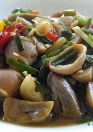 Foto resep Tumis Jamur Merang & kucai