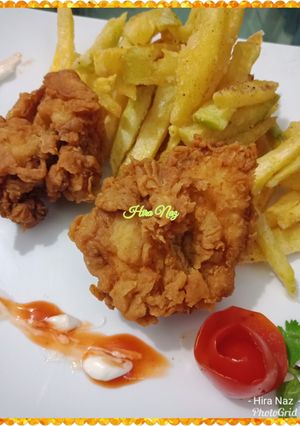 A picture of #chicken #Broast !! #RamadanKiTayari.