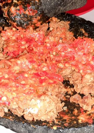 Foto resep Sambel ayam geprek