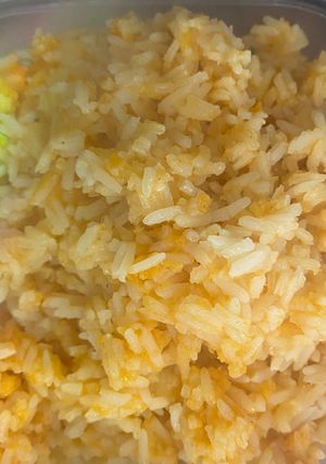 A picture of Mexican Red Rice (Arroz Rojo).