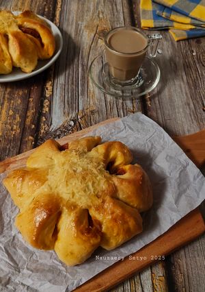 Foto resep Roti Bunga Tanpa Ulen (Minyak)