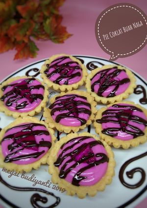 Foto resep Pie Coklat Buah Naga