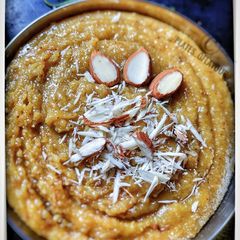 A picture of Moong dal halwa.