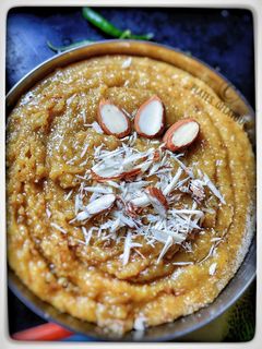 A picture of Moong dal halwa.