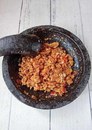 Foto resep Tempe uleg Sambal Goang