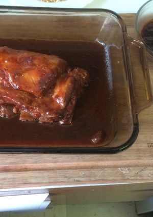 Una foto de Costillas de cerdo exquisitas fiesteras