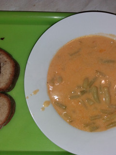 Zöldbab főzelék recept fotója