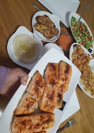 صورة لوصفة سلمون بلفرن