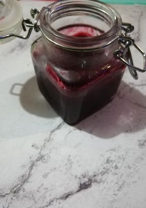 Una foto de Coulis de frutos rojos