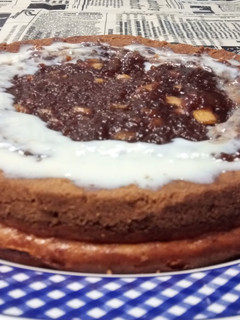 Una foto de Tarta de Queso con Mermelada de Melón