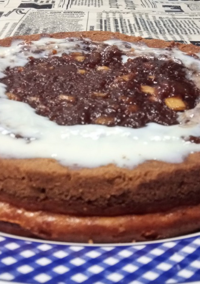 Una foto de Tarta de Queso con Mermelada de Melón