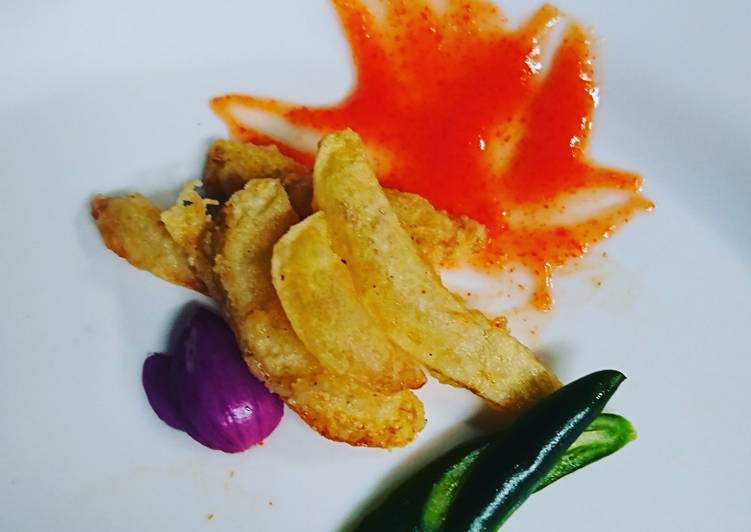 Resep: Kentang goreng tepung yang Enak