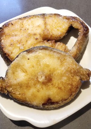 A picture of Fried Halibut.