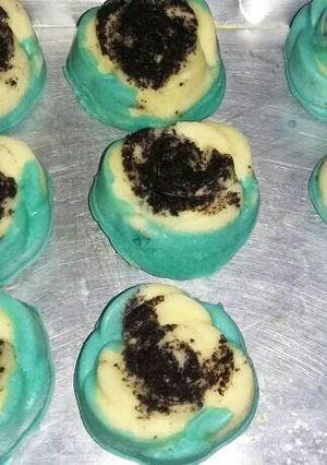 Foto resep Oreo Blue Cake Steam