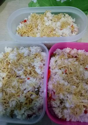 Foto resep Nasi liwet teri magic com