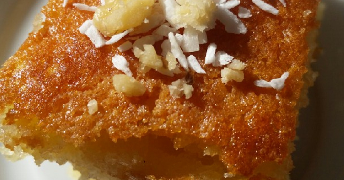 Ravani Der Wunderbar Saftige Griechische Grießkuchen Mit Orangen ...