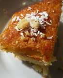 Ravani - der wunderbar saftige Griechische Grießkuchen mit Orangen-Zitronen Geschmack!!!!