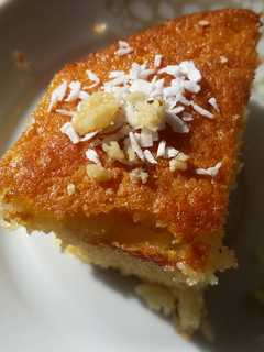 Ravani - der wunderbar saftige Griechische Grießkuchen mit Orangen-Zitronen Geschmack!!!! Rezepthauptbild