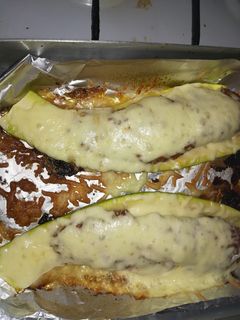 Töltött cukkini recept fotója