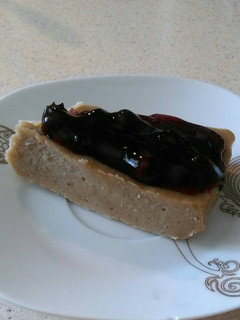 Foto resep Banana cake with blueberry