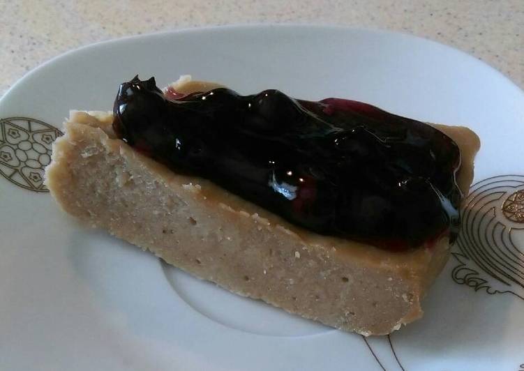 Banana cake with blueberry