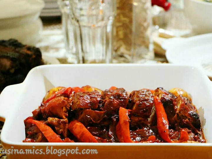 Easy Way Prepare Pork Mechado Roll with a twist the So Delicious Can spoil the tongue