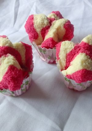 Foto resep Bolu kukus merah putih