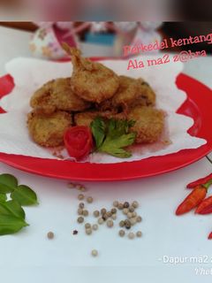 Foto resep Perkedel kentang ayam