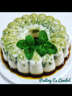 Foto resep Puding es cendol
