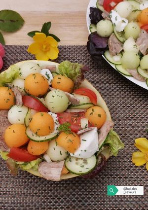 Une photo de Salade de melon